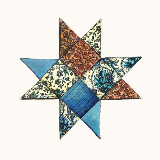 Pattern Star I, now in color!